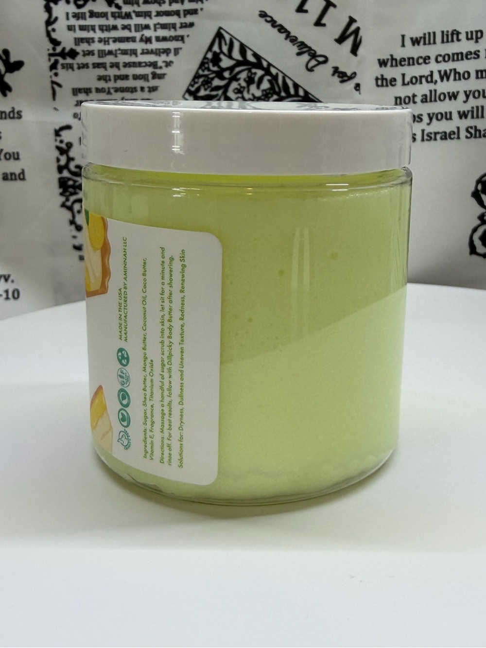 Dillpicky Aminnah Lemon Meringue Body Oil, Sugar Scrub, Whipped Body Butter Set - Picture 5 of 7